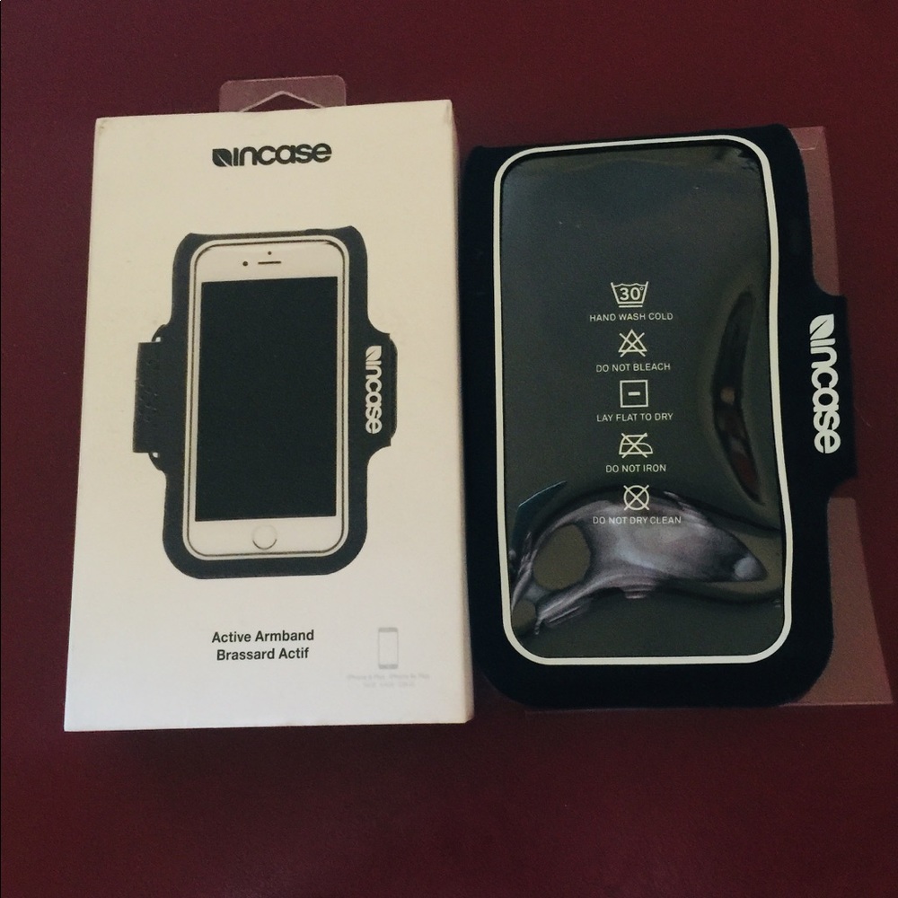 INCASE IPhone 7 8 6 PLUS 6s PLUS ACTIVE ARMBAND HOLDER NWT 6” x 3” interior